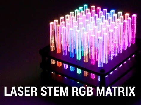 Laser Stem RGB Matrix - Arduino Project Hub | Arduino led, Led projects, Arduino projects