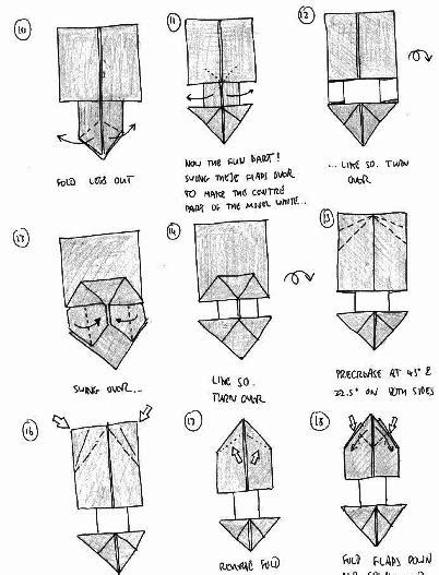 Origami Instructions panda 3D ~ make easy origami instructions kids