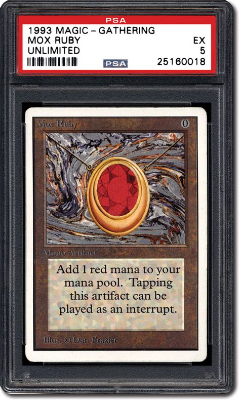 PSA Set Registry: Collecting the 1993 Magic: The Gathering Alpha (MTG ...