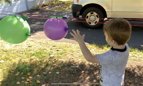 Balloon Rocket Race a Super Simple Science Experiment | HOAWG