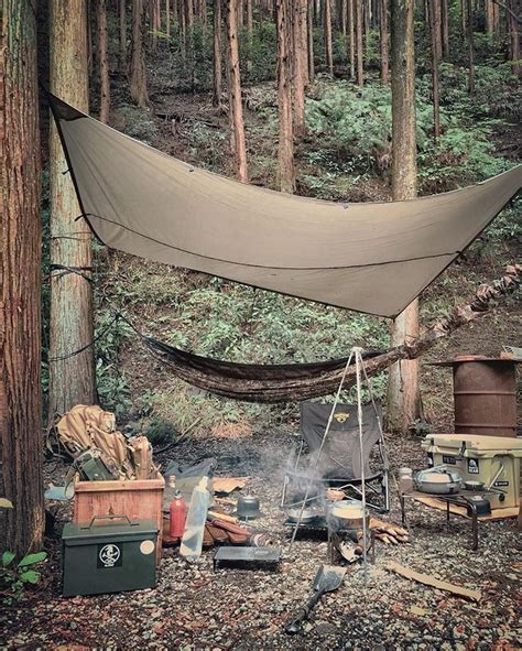 Bushcraft camp | Bushcraft camping, Camping survival, Cozy camping