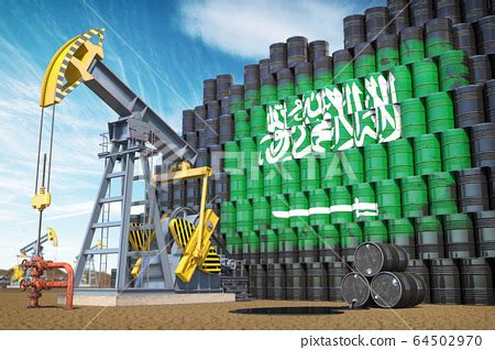 Oil production and extraction in Saudi Arabia. Oil - Stock Illustration [64502970] - PIXTA