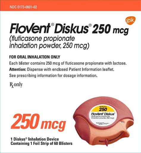 Flovent Diskus - FDA prescribing information, side effects and uses