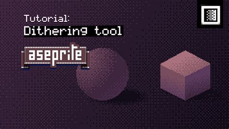 How To Use The Dithering Tool In Aseprite - Pixel Art Tutorial - YouTube