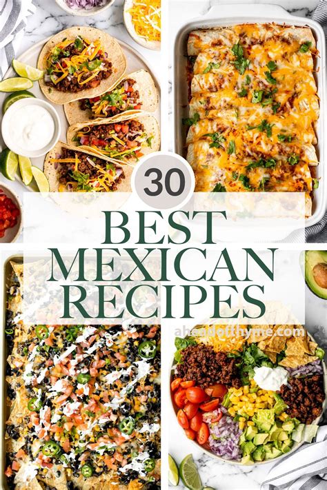 30 Mexican Recipes for Cinco de Mayo - Ahead of Thyme