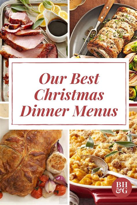 The Best Christmas Dinner Menus to Share This Holiday Season | Christmas dinner recipes easy ...