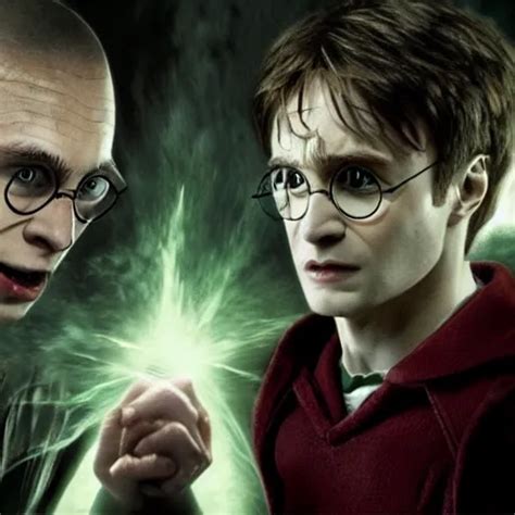 harry potter fighting a voldemort 4k epic scene | Stable Diffusion ...