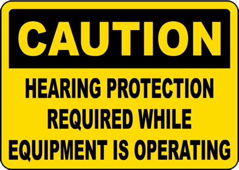 Hearing Protection Required Sign - Get 10% Off Now