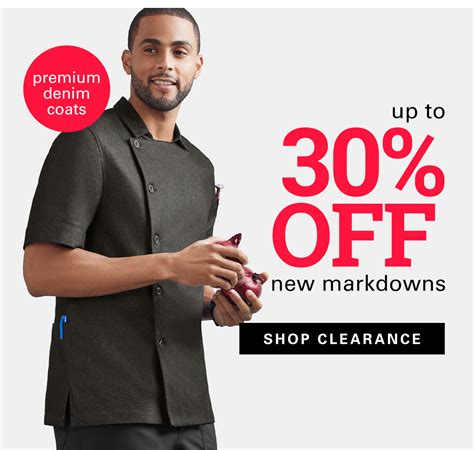 📩 A weekend full of savings - Chef Uniforms