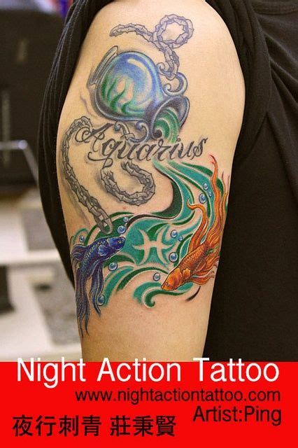 aquarius Aquarius Tattoo, Pisces And Aquarius, Pisces Tattoos, Bff ...