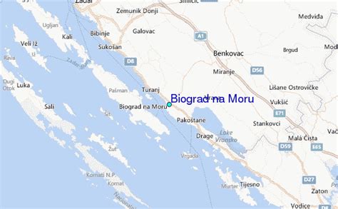 Biograd na Moru Tide Station Location Guide