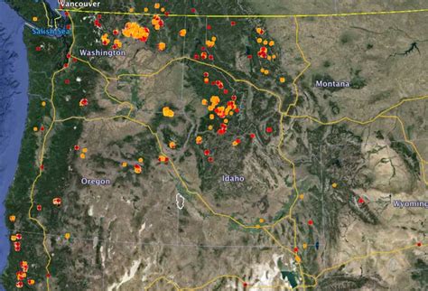 250 active wildfires in the United States - Wildfire Today