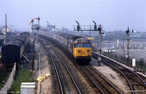 Class 50 Passing Through Dawlish Warren. | Diesel locomotive, British ...