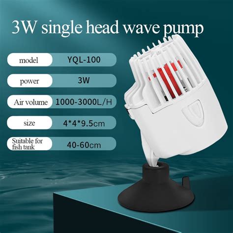 YEE YQL-100 Silent 3W Single Head Mini Aquarium Wave Maker Pump – PetzLifeWorld