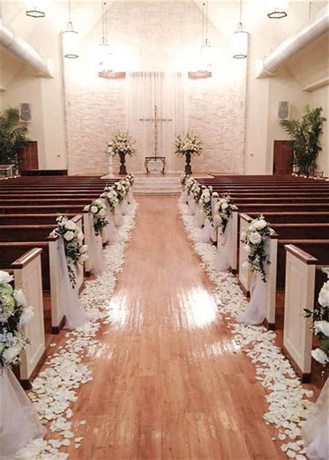 34 Breathtaking Church Wedding Decorations - Mrs to Be