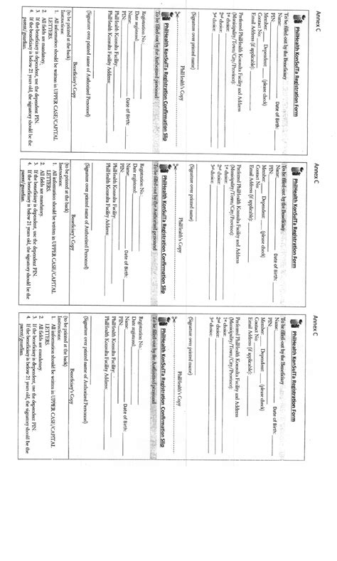 Phil Health Konsulta Registration Form - Business Marketing Management - Studocu