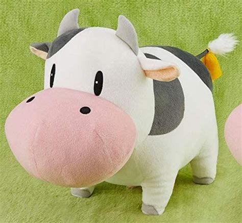 Harvest Moon Cow Plush Toy Kawaii Stuffed Animal Big Size 16