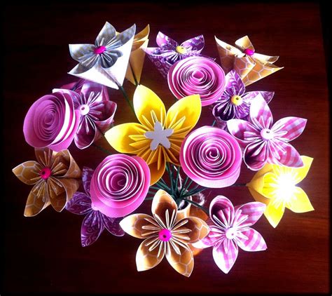 Origami flower bouquet made by order | Origami flower bouquet, Origami ...