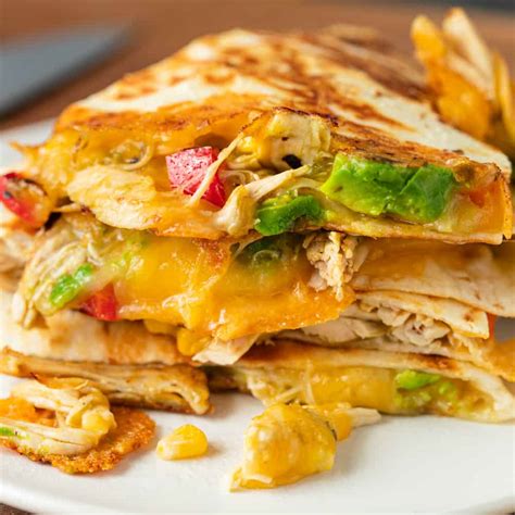 Crispy Chicken Quesadilla + Video - Kevin is Cooking