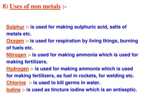 PPT - CHAPTER - 4 MATERIALS : METALS AND NON METALS PowerPoint Presentation - ID:466586