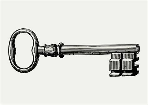 Vintage key illustration Vector | Free Download