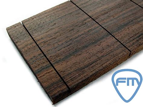 Slotted ROSEWOOD Fingerboard fo BASS- 34" - PLAIN Fretboard | Reverb