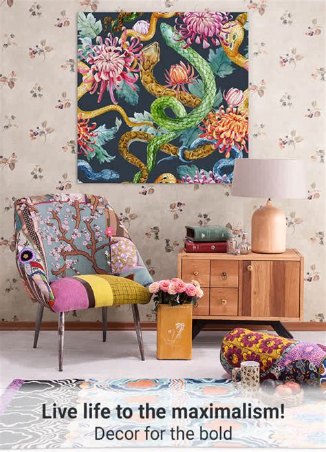 Live life to the maximalism! Home decor for the bold | Wall Art Prints