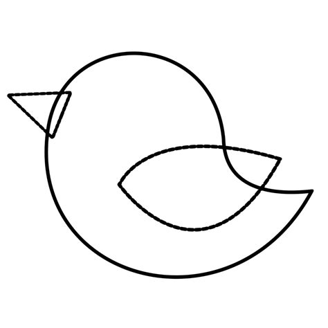 Simple Bird Outline - ClipArt Best