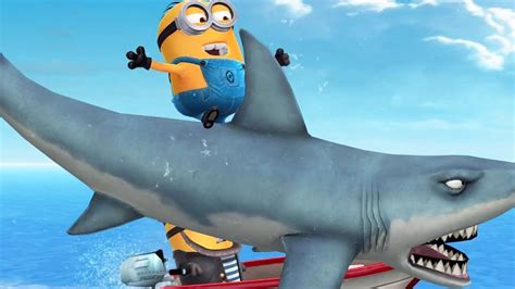 Despicable Me: Minion Rush SECRET OF THE DEEP SEA Shark Scene - YouTube