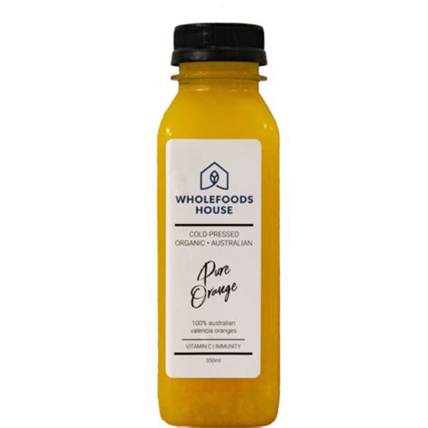 Wholefoods House Juice Orange Organic 350mL | Wholefoods House Online Store - Organic Food ...