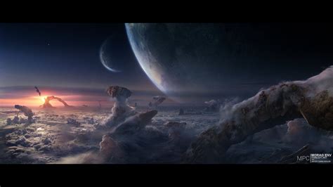 Guardians Of The Galaxy - Morag Concept, chris kesler | Concept art world, Environment concept ...