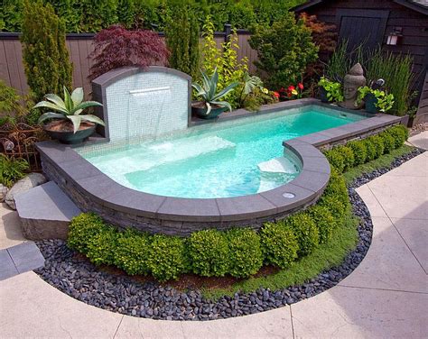 Small Backyard Inground Pool Design