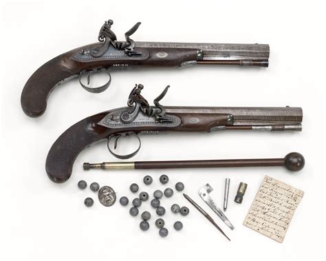 Pair of duelling pistols | Royal Museums Greenwich