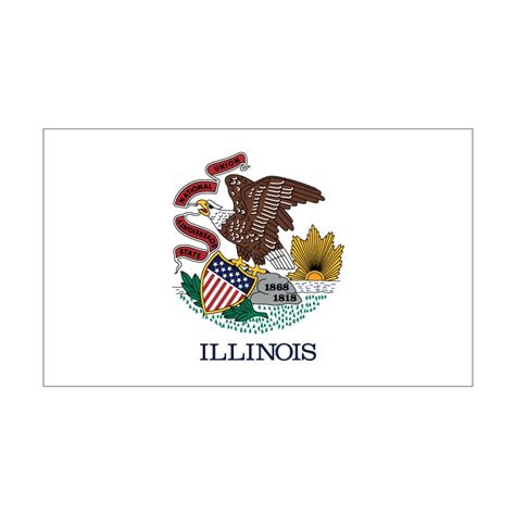 5' x 8' Illinois Flag - Nylon – Eder Flag