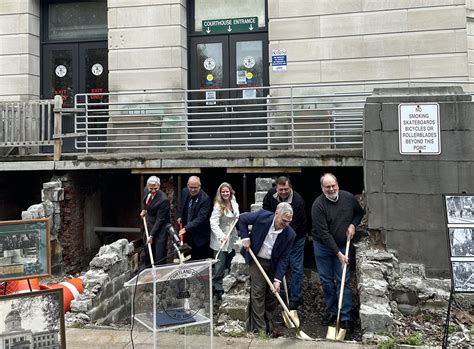 Cortland County Courthouse Hold Groundbreak Ceremony - X101 Always ...