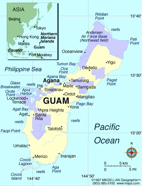 Guam World Map