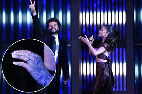 Ariana Grande shows off wedding ring at iHeartRadio Music Awards