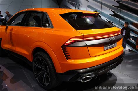 Audi Q8 Sport Concept rear end at the 2017 Geneva Motor Show Live