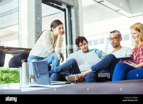 People working together in office Stock Photo - Alamy