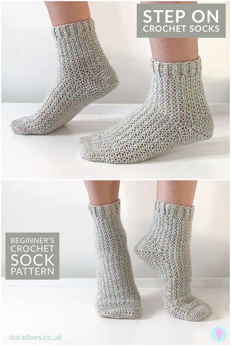 Step On - Crochet Sock Pattern | Crochet socks pattern, Crochet shoes, Crochet socks