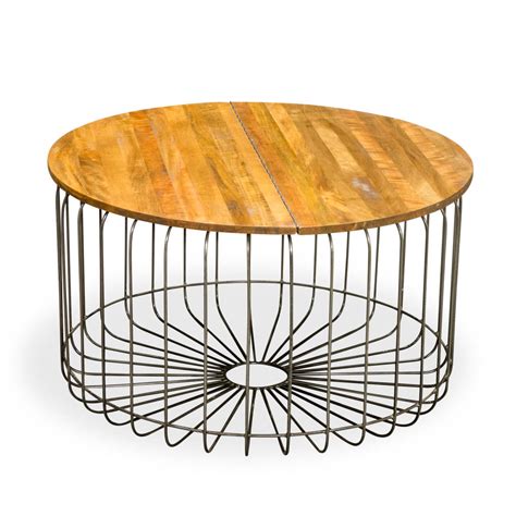 Birdcage Round Storage Coffee Table By The Orchard Furniture ...