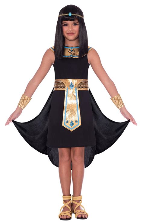 Kids Egyptian Girl Costume Black