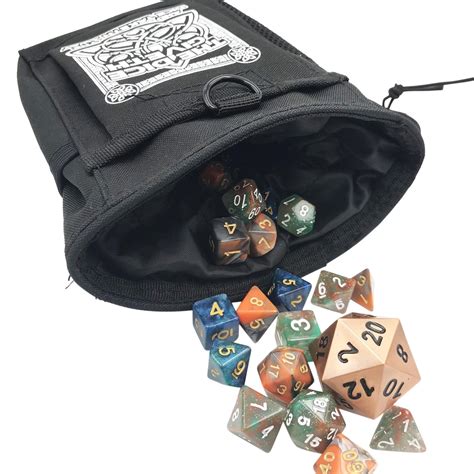 Dice Giveth and Taketh Deluxe DnD Dice Bag