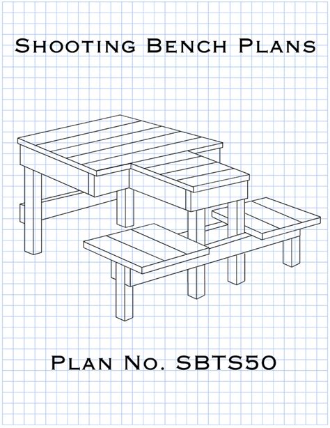 DIY Two Sided Shooting Bench Plans and Instructions with Dimensions