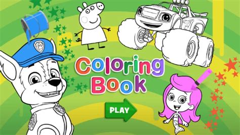 NICK Jr.: Coloring Book - Gameplay - YouTube