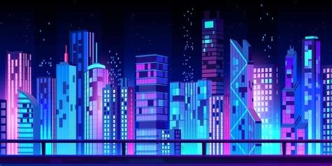 Free Vector | Cartoon city landscape night view | City cartoon, City landscape, Episode ...