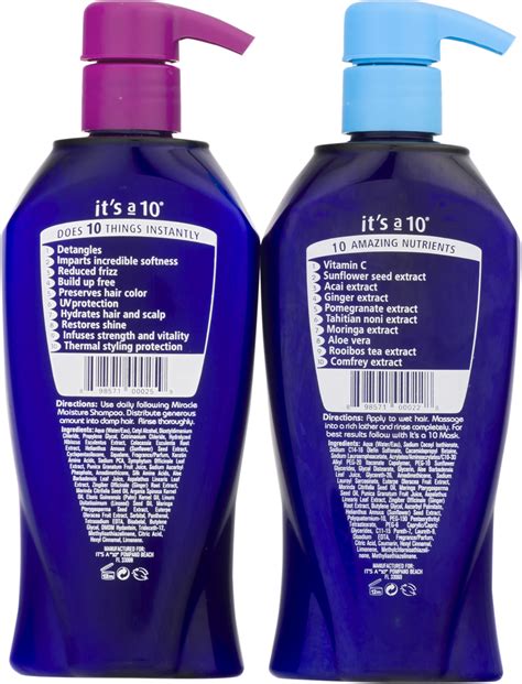 ($47 Value) It's A 10 Miracle Moisture Shampoo & Conditioner Duo, 10oz Each - Walmart.com