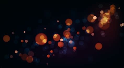 Free Vector | Bokeh lights effect on dark background