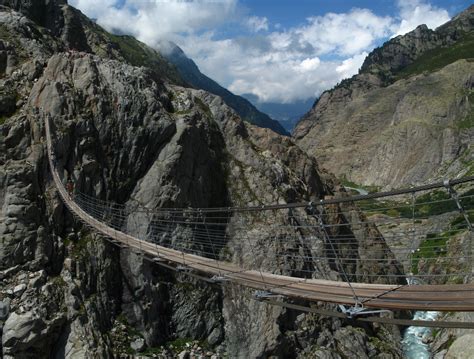 Scariest Bridges, Switzerland, Europe, Triff Bridge overview