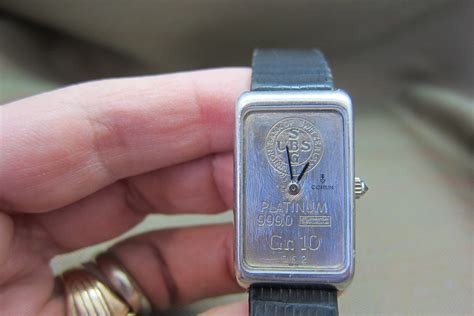 Corum Vintage Platinum Ingot Watch Mechanical Mvt - Vintage Rolex ...